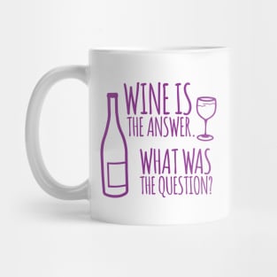 Wine is the Answer Mug